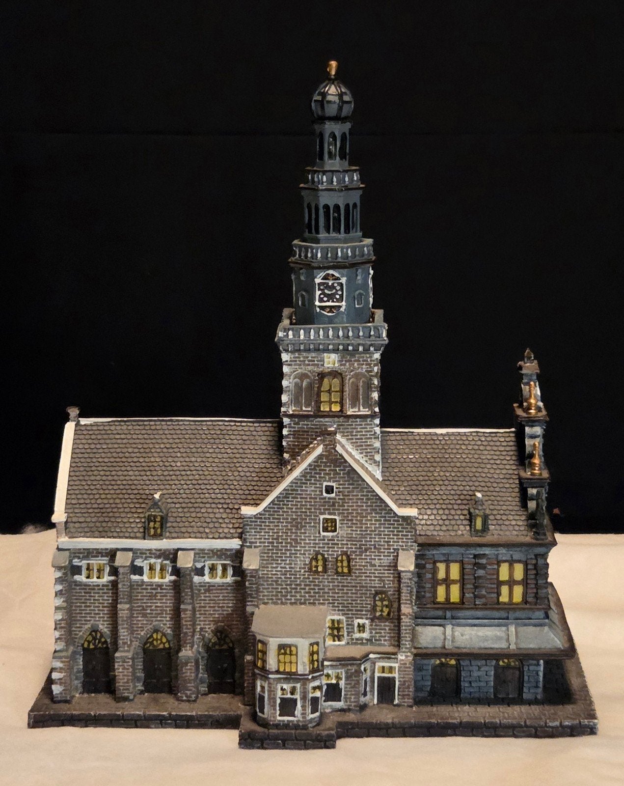 Kaasmarkt Alkmaar miniatuur kerstdorp, Ophalen of Verzenden, Zo goed als nieuw, Overige typen