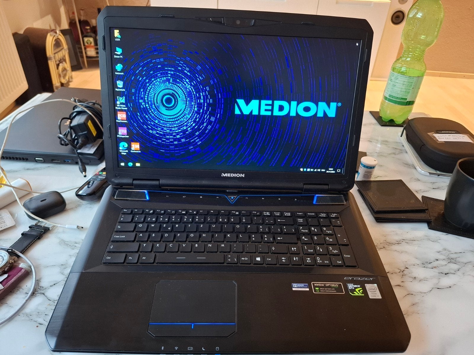 Medion Erazer Gaming Laptop i7-4700MQ GTX 970M 4GB RAM, Ophalen, Qwerty, Medion, Gaming