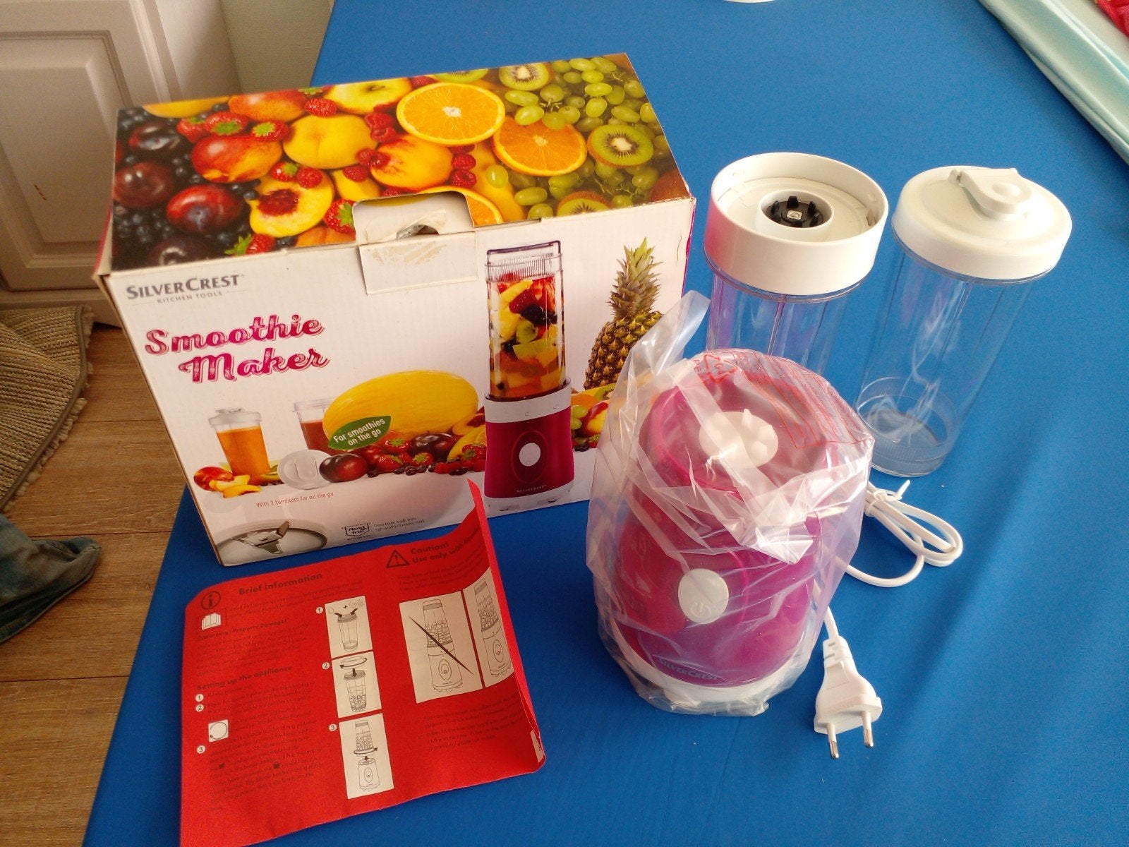 SilverCrest Smoothie Maker - Compacte Blender To Go, Ophalen of Verzenden, Zo goed als nieuw