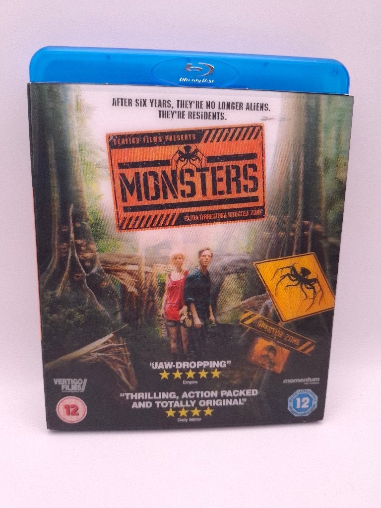 monsters blu-ray, Ophalen of Verzenden, Zo goed als nieuw, Avontuur