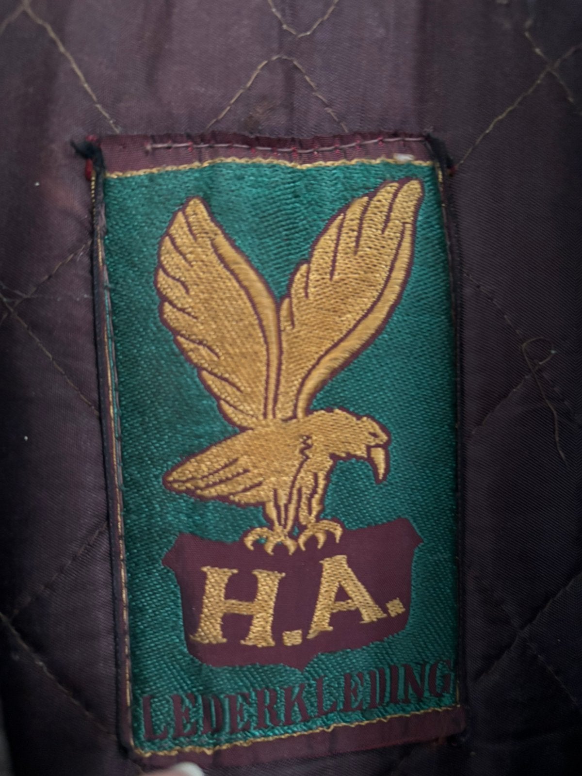 Oude leren motor jas, Ophalen of Verzenden, Gedragen, Overige maten, Zwart