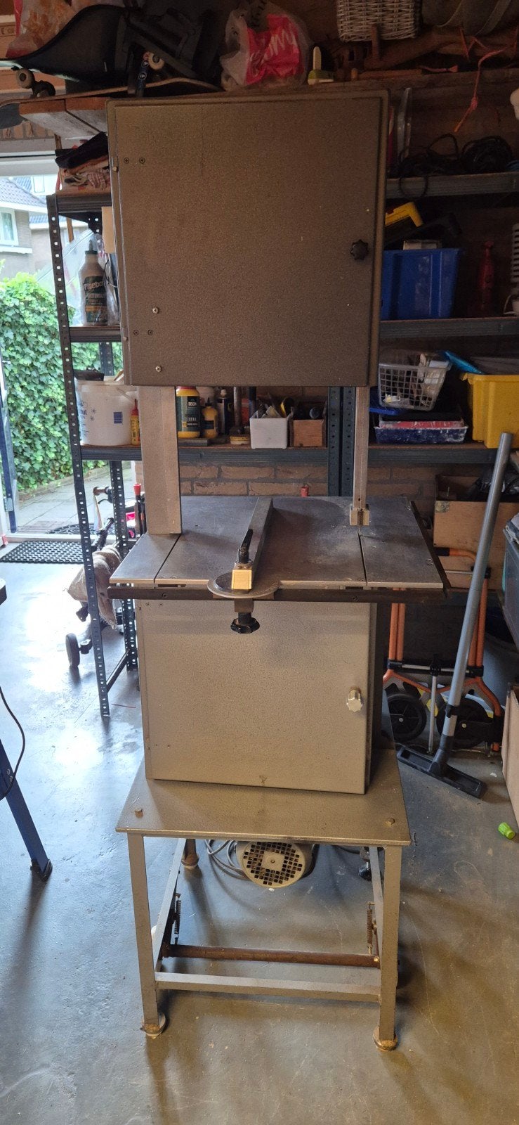 Robuuste lintzaag voor houtbewerking - Gebruikt, Doe-het-zelf en Verbouw, Ophalen, Gebruikt, 70 mm of meer, Lintzaag