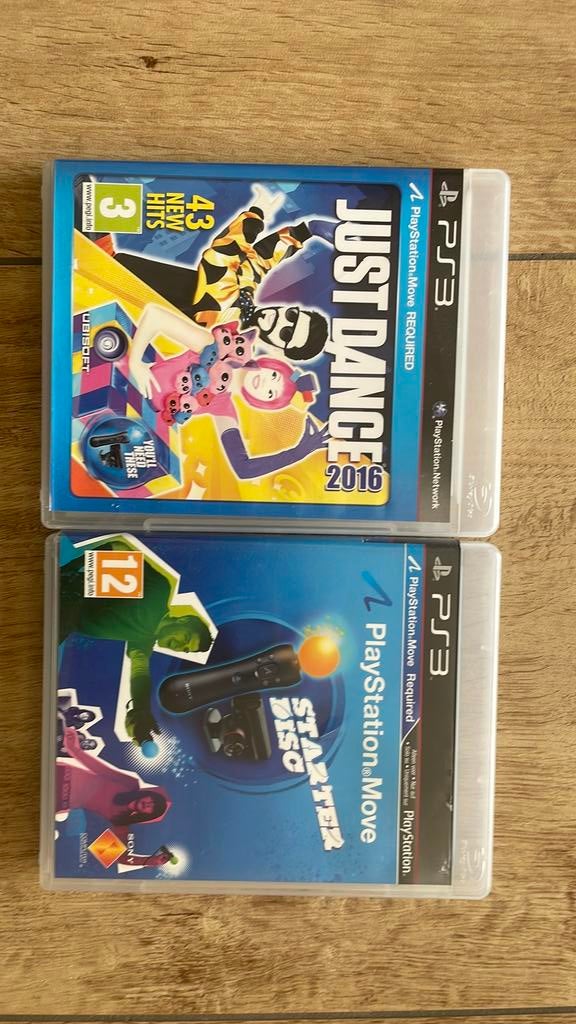 Just dance 2016 en PlayStation move, Spelcomputers en Games, Games | Nintendo Game Boy, Ophalen, Muziek, Zo goed als nieuw, 3 spelers of meer