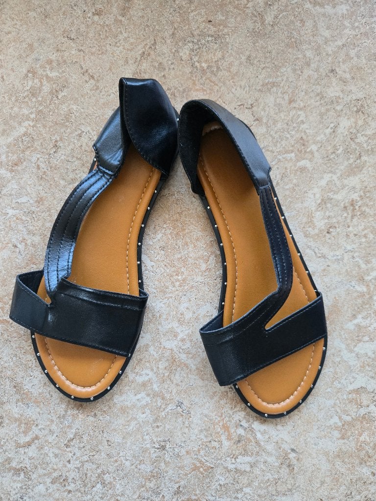 Zwarte dames sandalen nieuw gratis, Ophalen, Zwart, Nieuw, Sandalen of Muiltjes