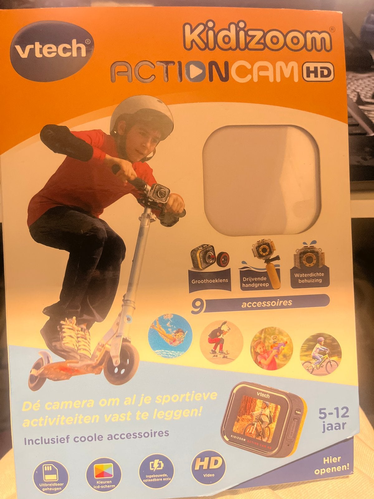VTech Kidizoom Action Cam HD - Nieuw in doos, Audio, Tv en Foto, Actiecamera's, Ophalen of Verzenden, Nieuw, Overige merken