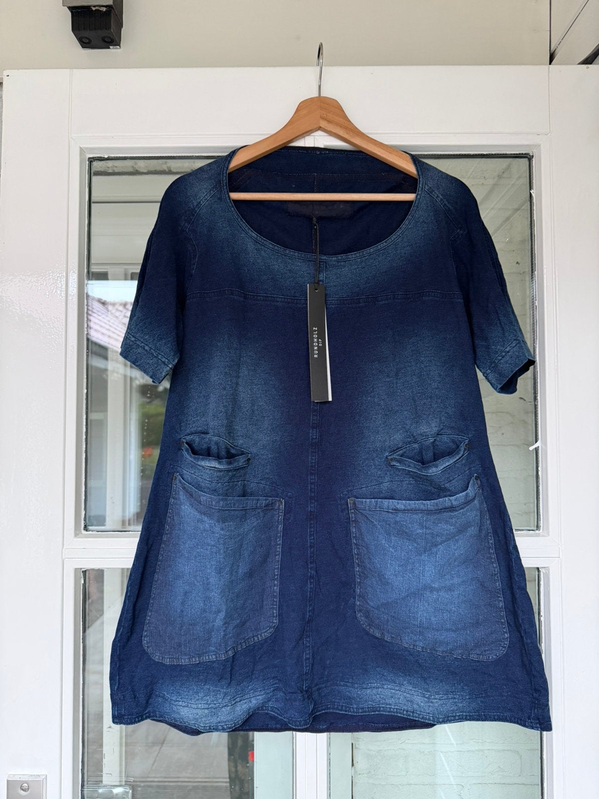 Stonewash shirt Rundholz Dip mt L/XL, Maat 42/44 (L), Rundholz, Nieuw, Korte mouw