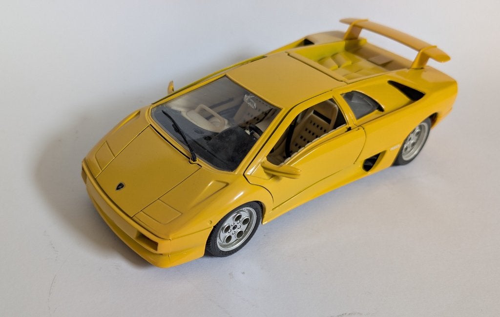 Lamborghini Diablo, Ophalen of Verzenden, Zo goed als nieuw, Auto, Bburago