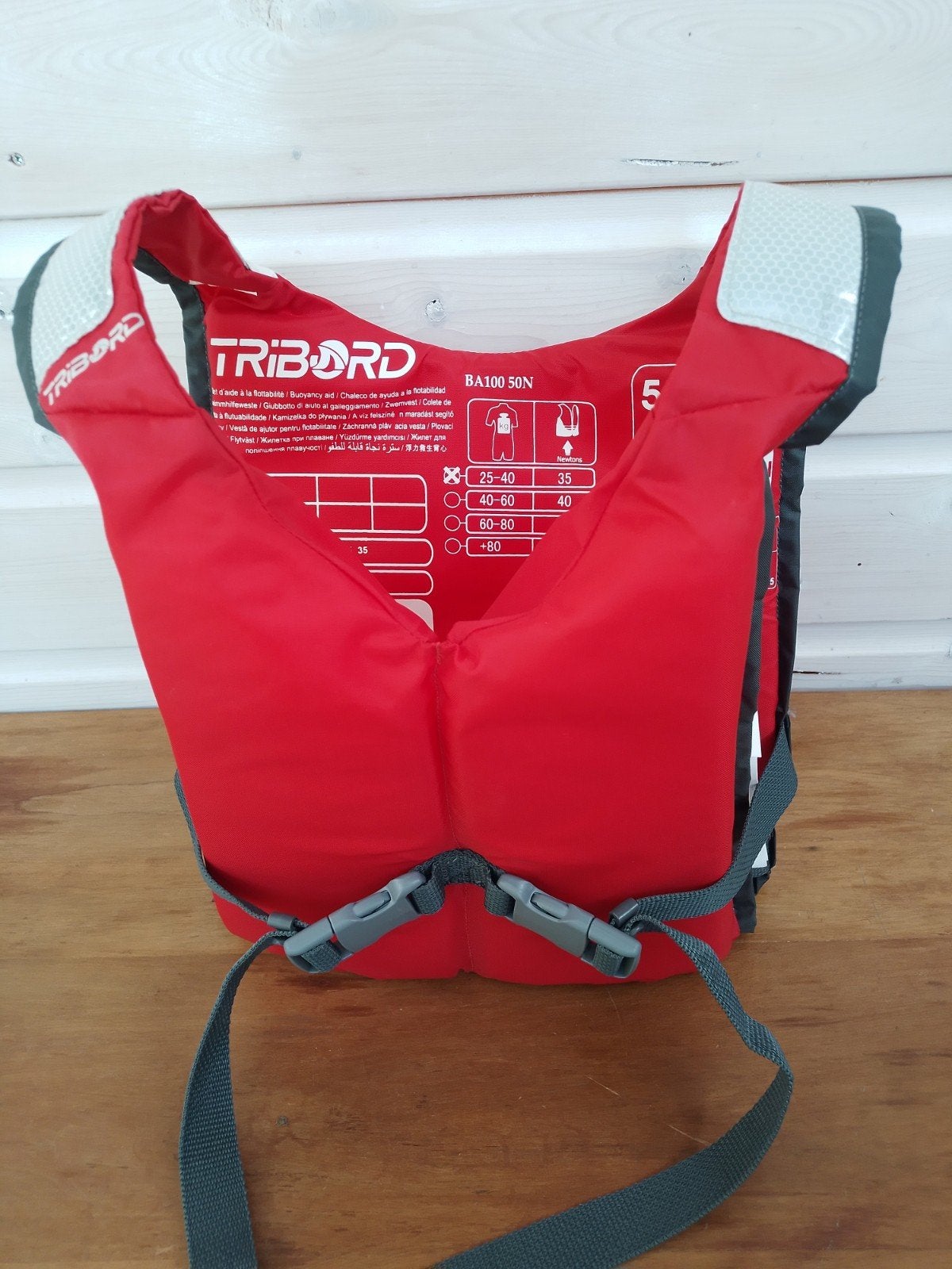 Zwemvest/ reddingsvest Tribord 25-40 kg., Watersport en Boten, Watersportkleding, Ophalen of Verzenden, Zo goed als nieuw, Kind