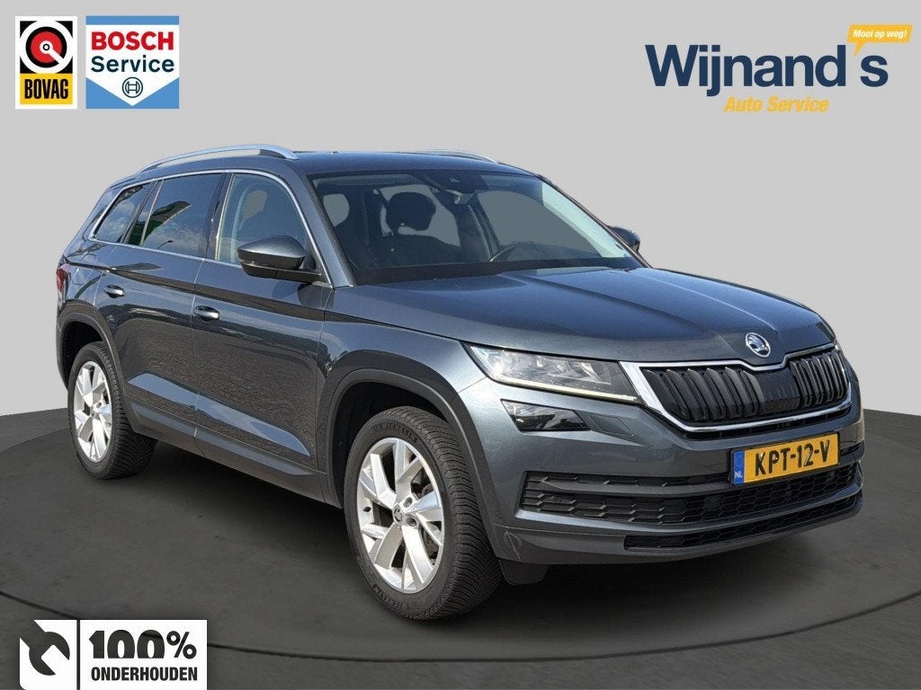 Skoda Kodiaq 1.5TSI | 150pk | 7-zits | Navi | Camera | adapt, Auto's, 12 maanden, Stof, 4 cilinders, 7 stoelen