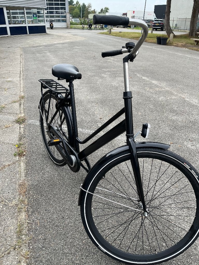 Zwarte Weduwe / Omafiets, Terugtraprem, Gebruikt, Versnellingen, Merkloos