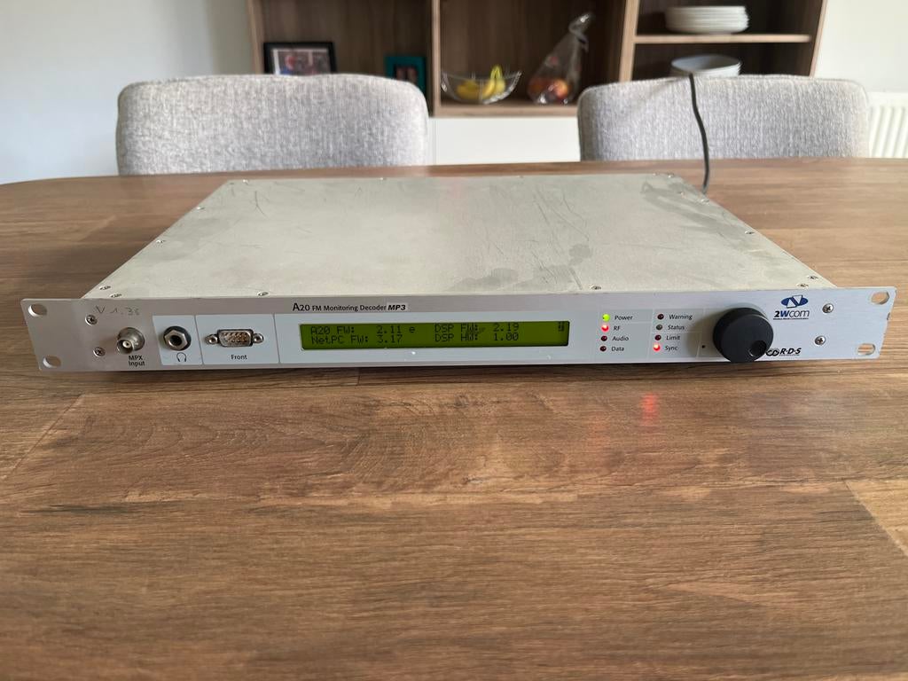 2WCOM A20 MPX Monitor met MP3 optie en software, Ophalen, Gebruikt