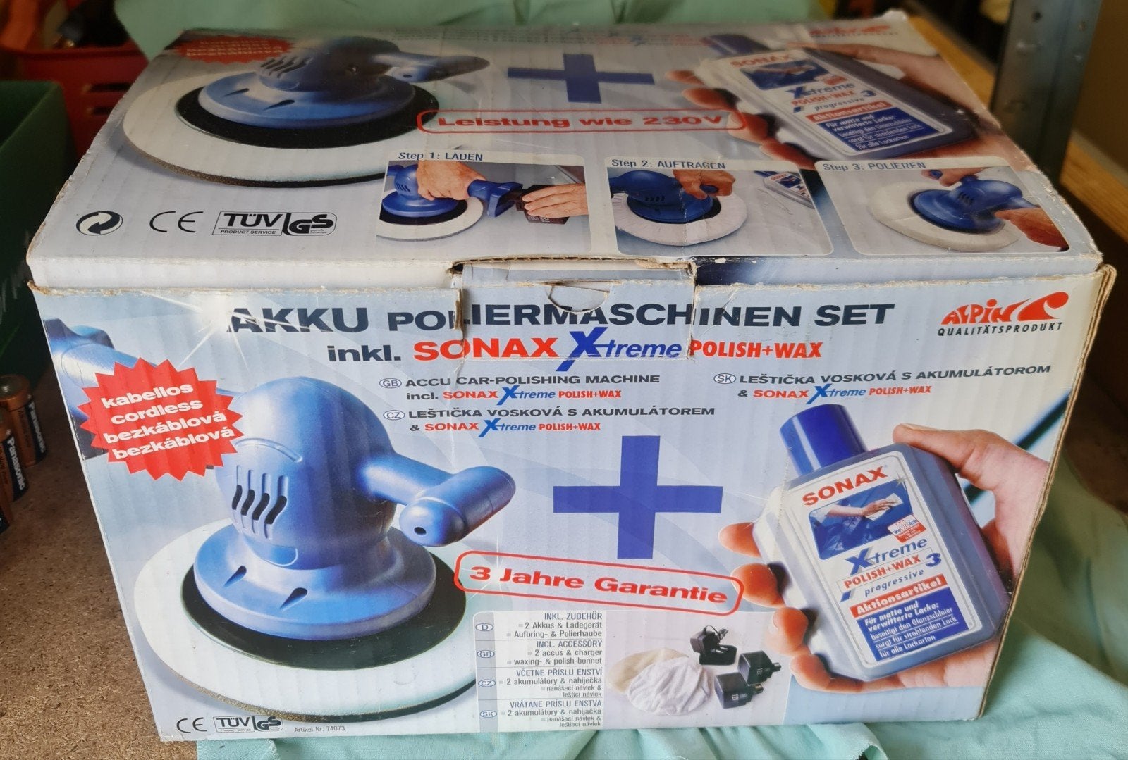 Alpine Accu Polijstmachine, Auto diversen, Onderhoudsmiddelen, Ophalen of Verzenden