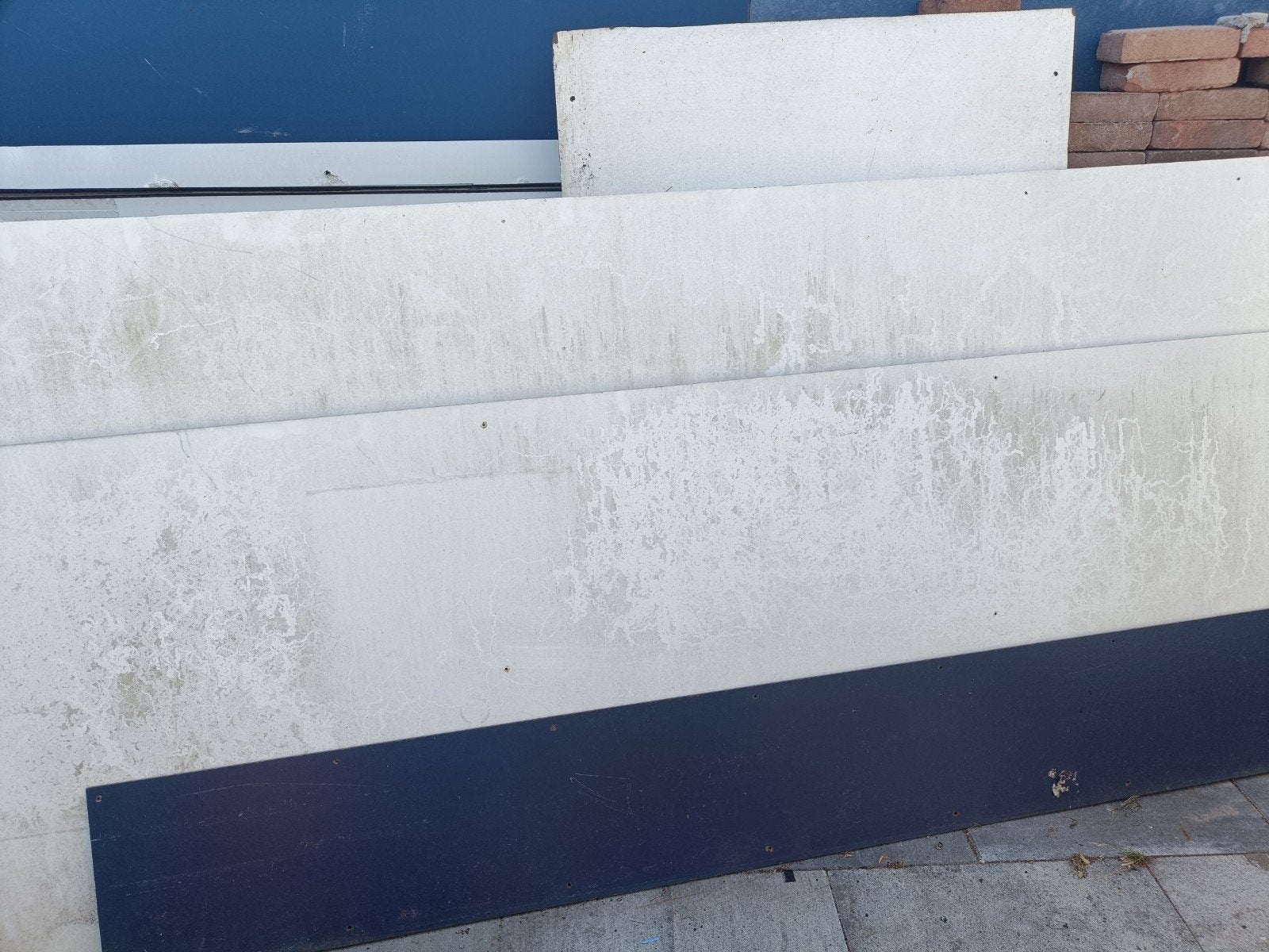 Gebruikte HPL platen - Diverse afmetingen, Doe-het-zelf en Verbouw, Platen en Panelen, Ophalen of Verzenden, Gebruikt, HPL, 20 tot 50 mm