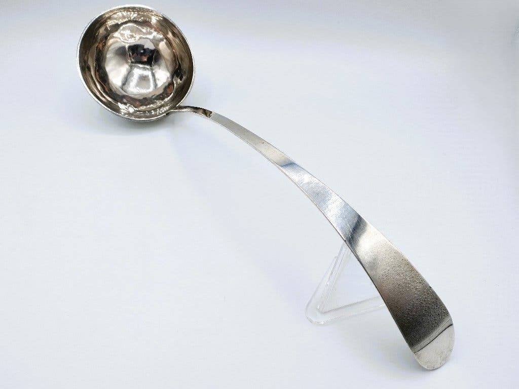 Zilveren soeplepel, J.A. de Haas, Amsterdam, 1802, Antiek en Kunst, Verzenden, Zilver