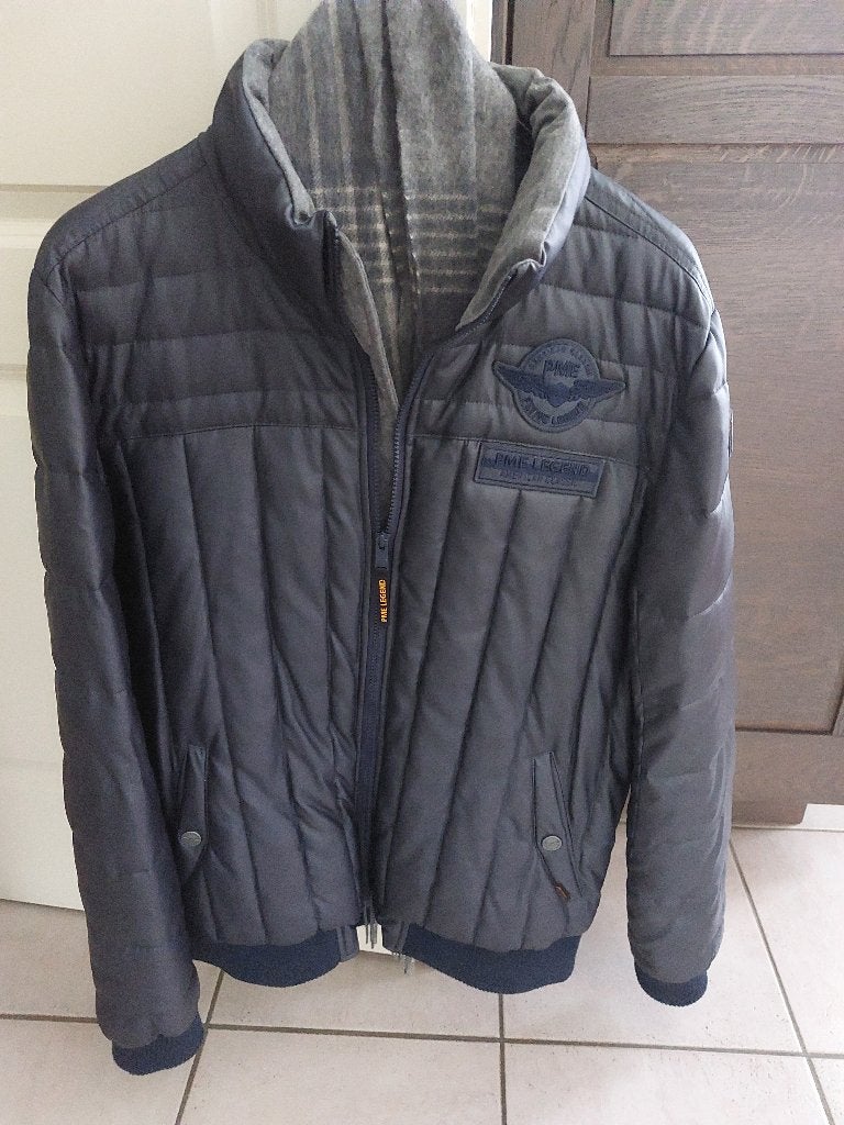 winterjas, Kleding | Heren, Jassen | Winter, Ophalen, Overige maten, Zo goed als nieuw, Grijs