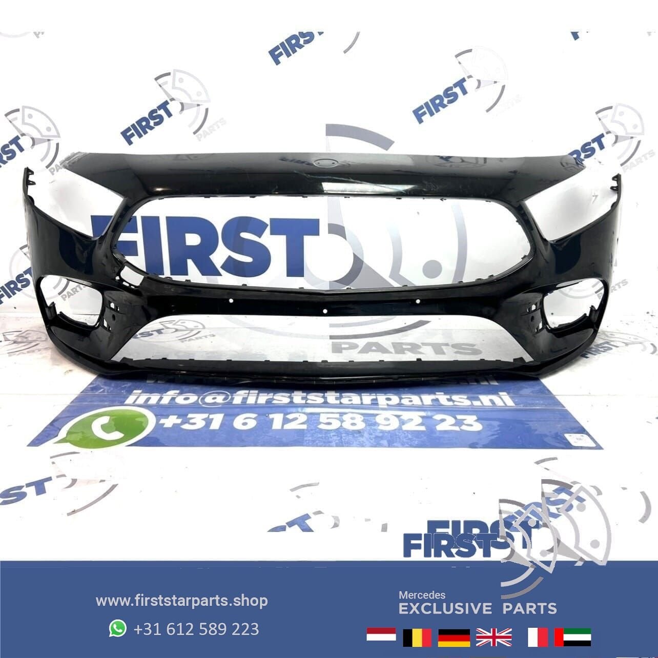 W177 AMG BUMPER Mercedes A Klasse A1778856100 VOORBUMPER 201, Gebruikt, -, Voor, Ophalen of Verzenden