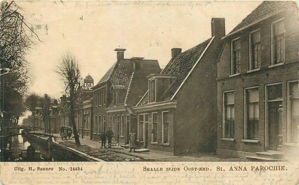 381-407-015 St Annaparochie Smalle zijde Oost-end, Verzenden, Voor 1920, Friesland