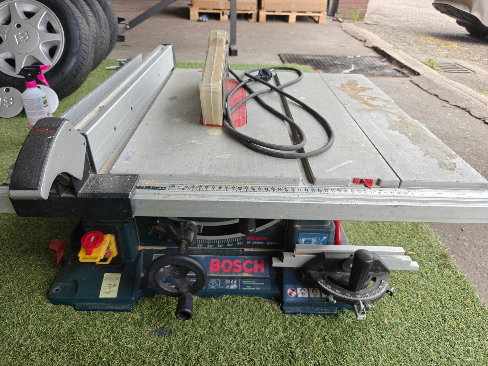 Bosch GTS 10 zaagtafel - Motor reparatie gezocht, Doe-het-zelf en Verbouw, Gereedschap | Zaagmachines, Ophalen of Verzenden