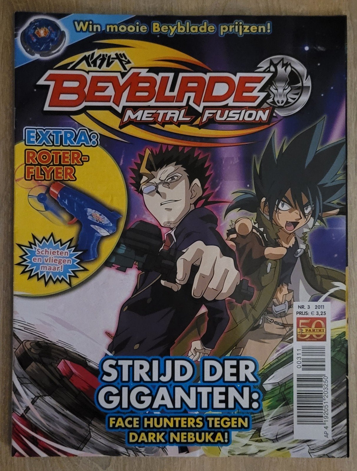 Beyblade Metal Fusion Magazine (Nederlandstalig) Nr.3, 2011, Eén comic, Uitgever: Panini, Ophalen of Verzenden, Zo goed als nieuw