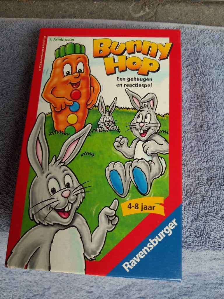 Ravensburger Bunny Hop – Kinderspel., Ophalen, Gebruikt, Ravensburger, Een of twee spelers