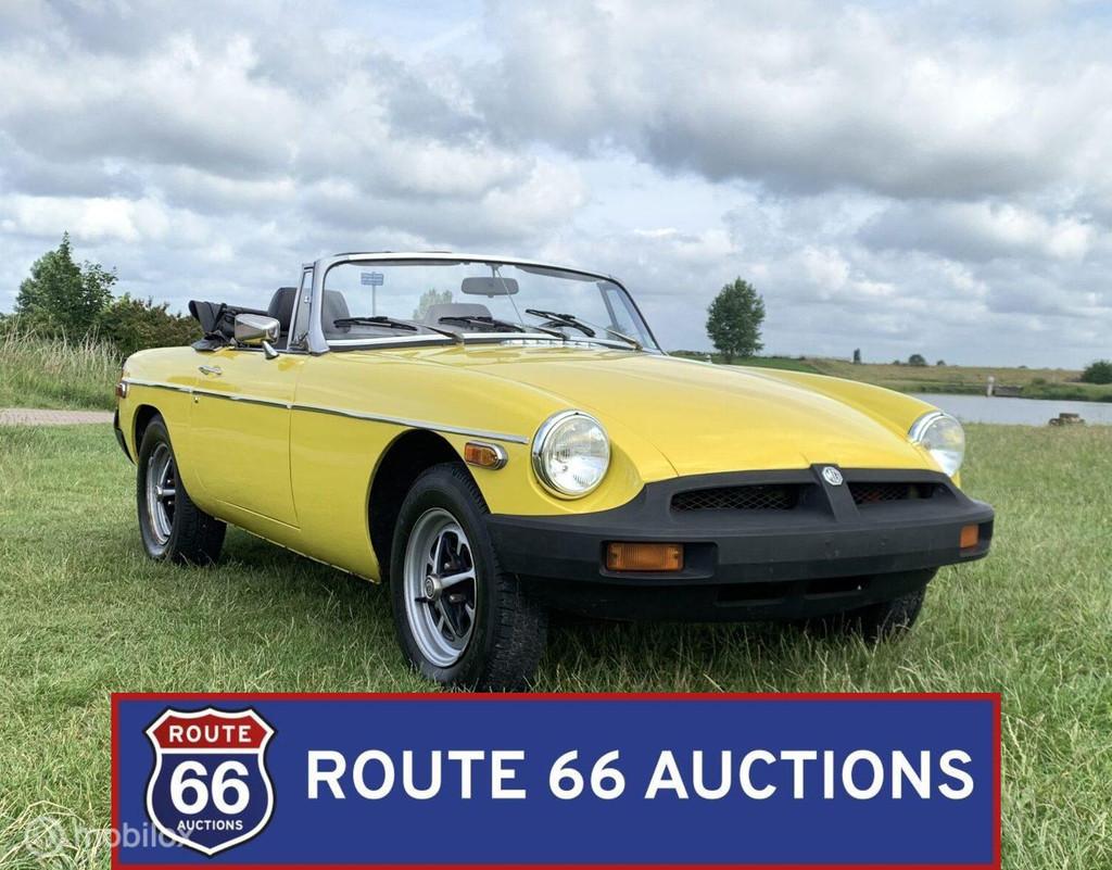 MG MGB Cabriolet | 1980 | Route 66 Auctions, Auto's, Oldtimers, Bedrijf, Te koop, MG, Benzine, Overige carrosserieën, Handgeschakeld