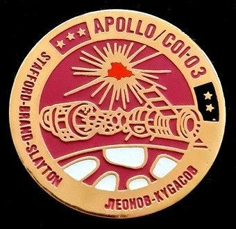 Apollo COL-03 ruimtevaart pin, Verzenden, Nieuw, Transport, Speldje of Pin