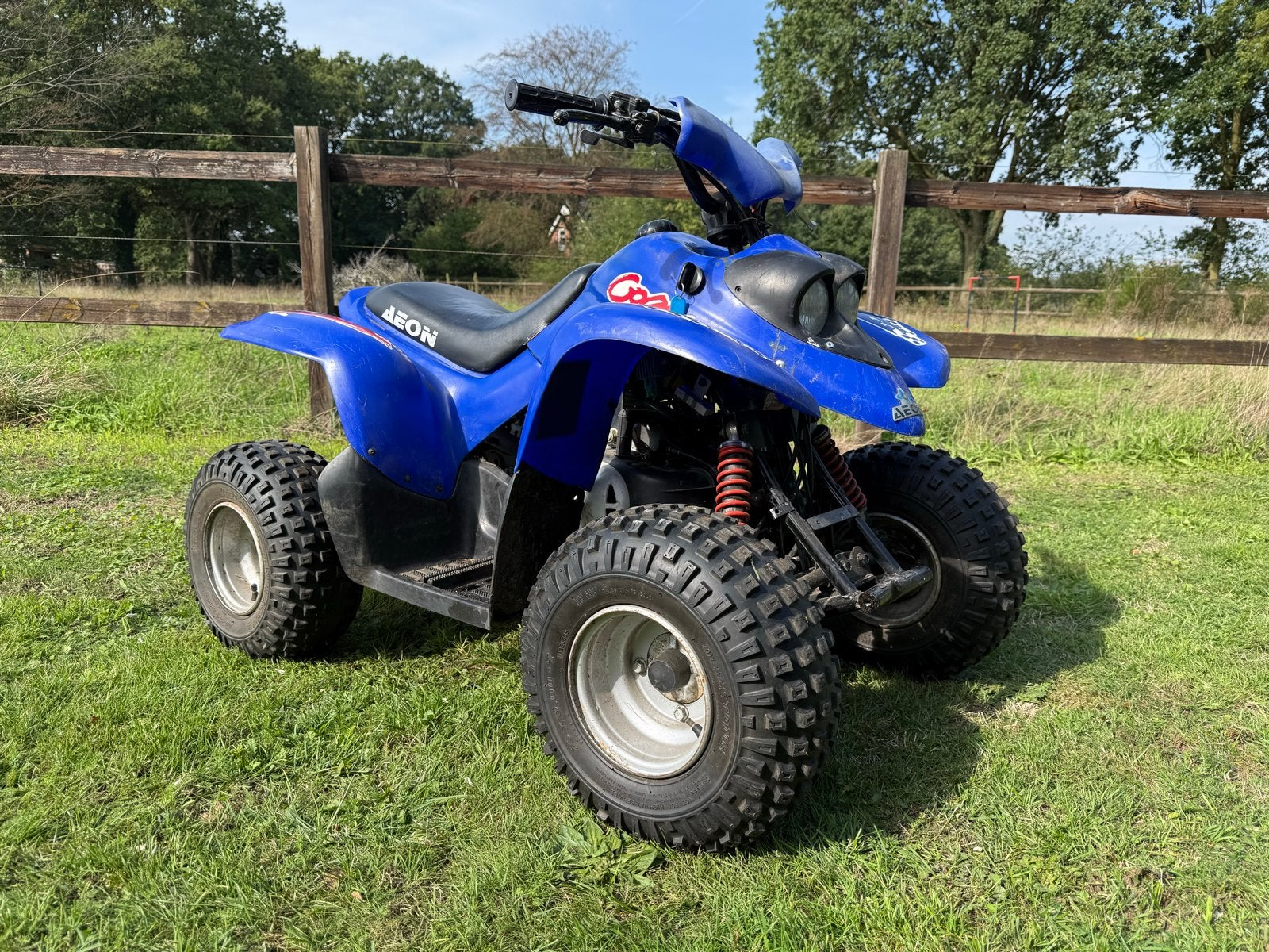 Blauwe Aeon Cobra Quad - 50cc !, 1 cilinder, 11 kW of minder