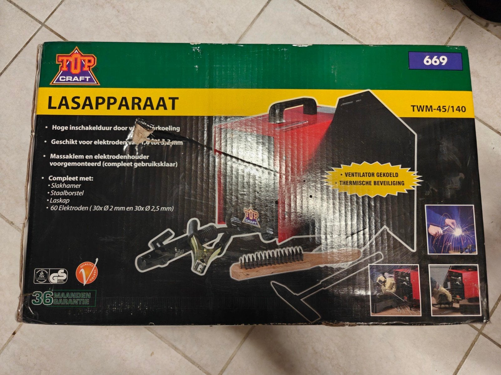 TopCraft Lasapparaat TWM-45/140 - nieuw in verpakking, Ophalen of Verzenden, Nieuw, Minder dan 150 ampère, Elektroden