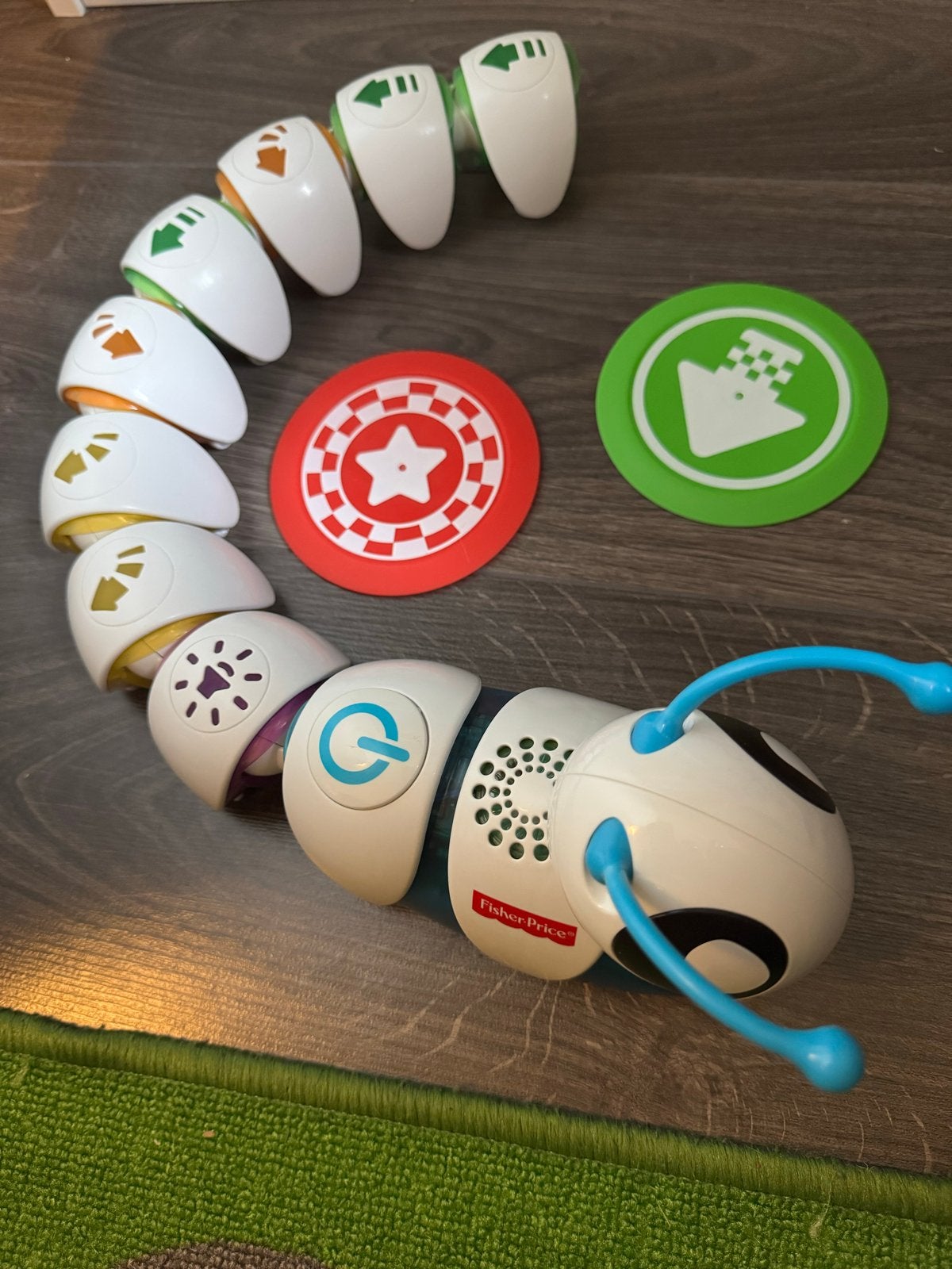Fisher-Price Code-a-Pillar Codeerrups Educatief Speelgoed, Ophalen, Zo goed als nieuw, Overige typen, Met geluid
