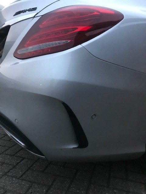 mercedes bumper vin spoiler w205 estate c-klasse station c43, Auto diversen, Auto-accessoires, Ophalen of Verzenden, Nieuw