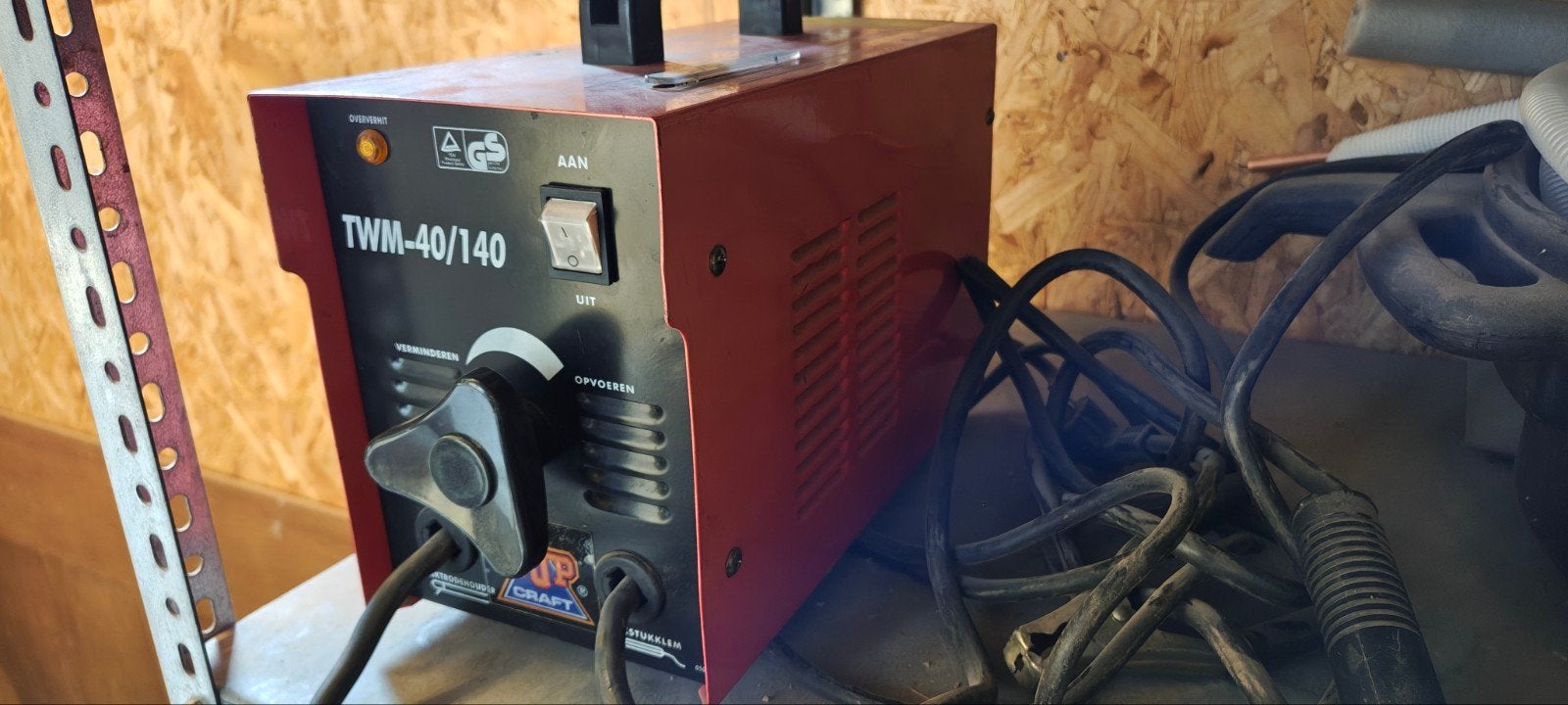 Lasapparaat TWM-40/140 electrodelassen, Ophalen of Verzenden, Gebruikt, Minder dan 150 ampère, Elektroden