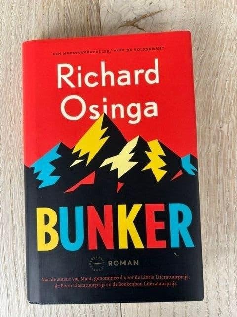 Richard Osinga: Bunker (roman, hardcover), Ophalen, Zo goed als nieuw, Richard Osinga, Nederland