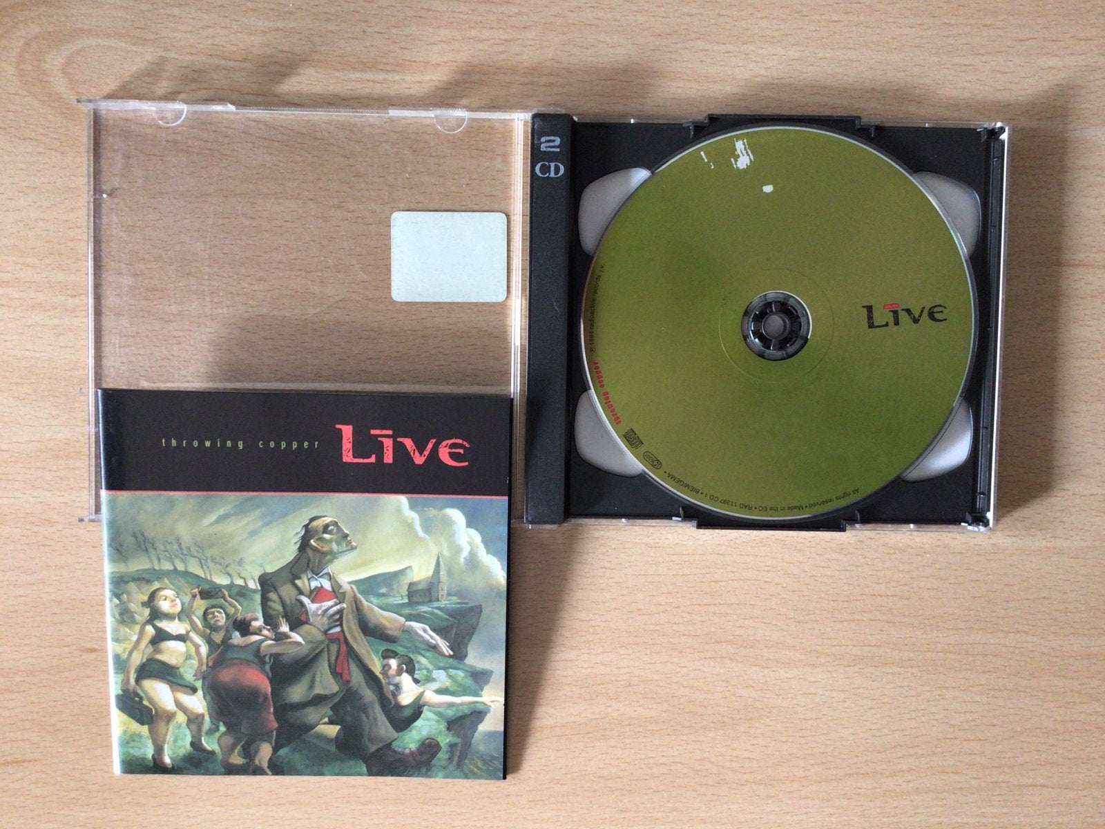 Live-Throwing copper. Met 4-track EP extra. Collector., Ophalen of Verzenden, Zo goed als nieuw, Poprock