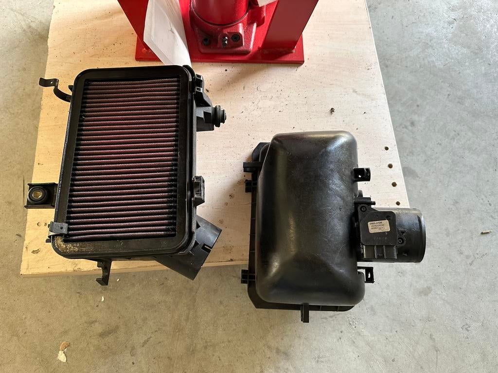 Toyota MR2 Lotus 1ZZ MAF luchtfilterbehuizing met K&N filter, Ophalen of Verzenden, Gebruikt, Lotus