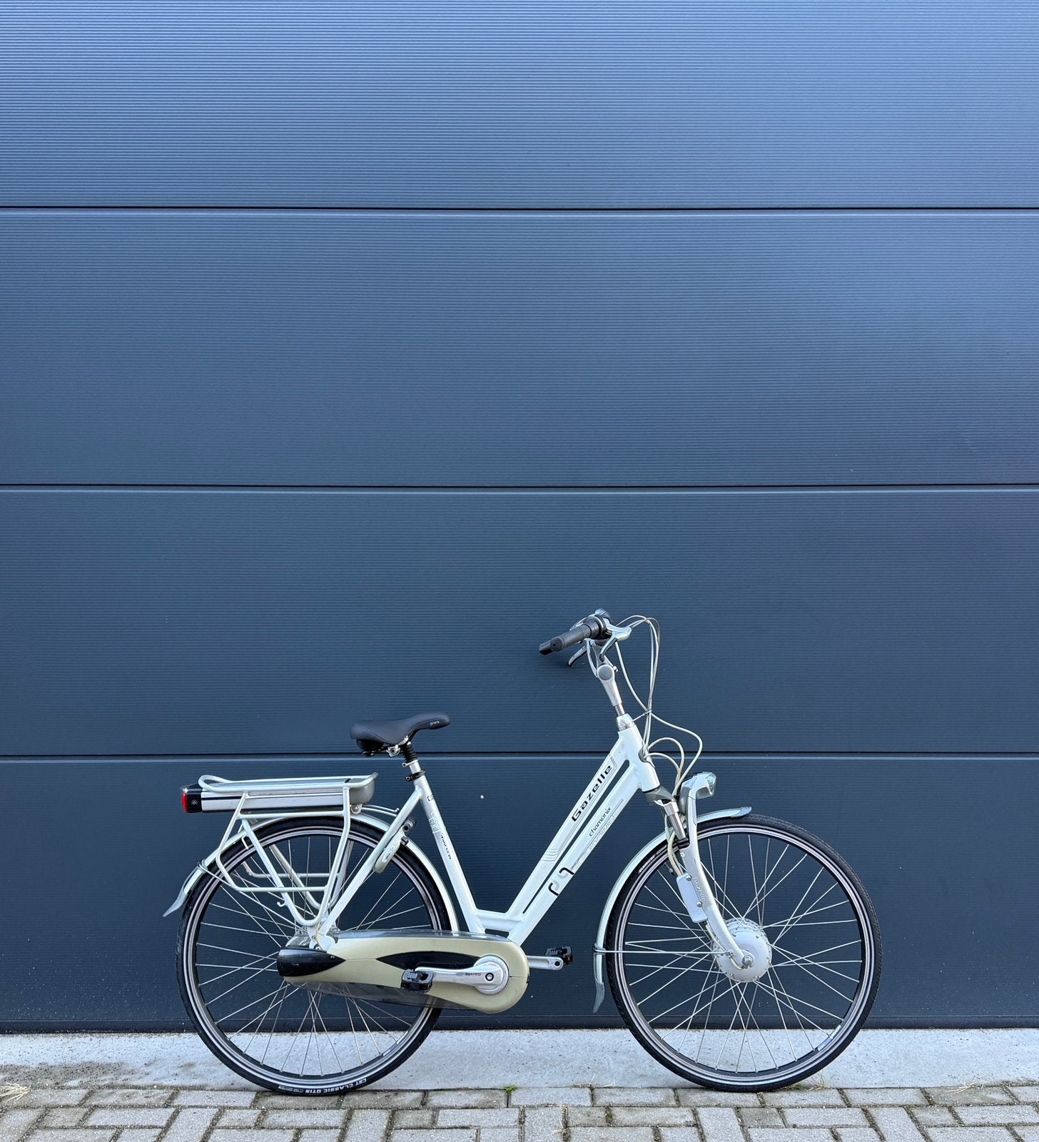 Gazelle Chamonix elektrische fiets 3500KM!, Ophalen, Minder dan 10 versnellingen, 53 tot 56 cm, Zo goed als nieuw