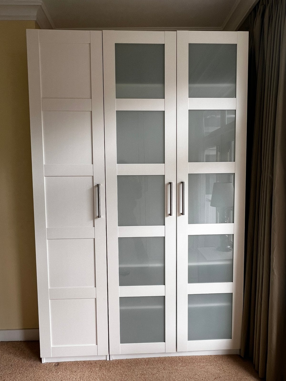 Ikea PAX / BERGSBO kast drie deuren, Huis en Inrichting, Kasten | Kledingkasten, Ophalen, 200 cm of meer, 50 tot 100 cm, Zo goed als nieuw