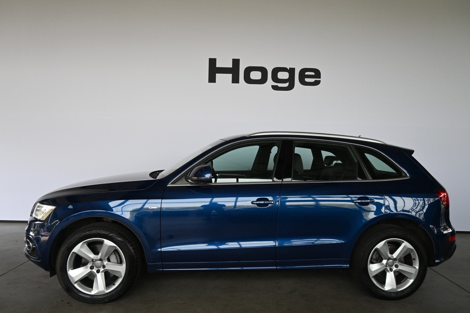 Audi Q5 3.0 TDI quattro S-line Clima Cruise control Navigati, Auto's, Audi, Automaat, Euro 5, Gebruikt, Blauw
