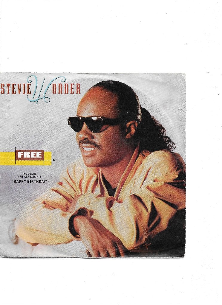 Single Stevie Wonder - Free, Ophalen of Verzenden, Gebruikt, 7 inch