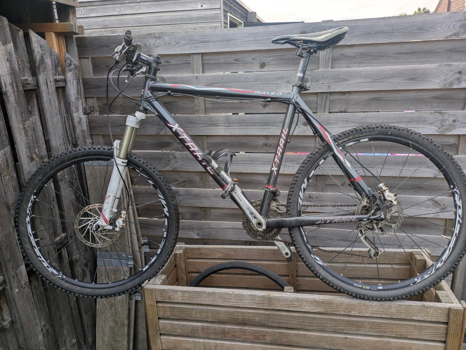 Xtrail Mud 5.0 Mountainbike - Opknapper, Fietsen en Brommers, Fietsen | Mountainbikes en ATB, Gebruikt, Heren, Schijfrem, 53 tot 57 cm