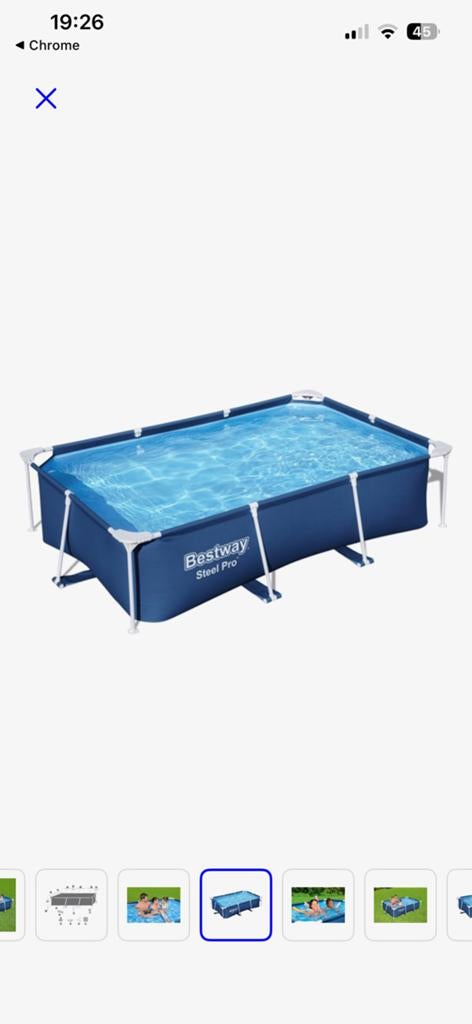 Zwembad in goede staat, Tuin en Terras, Zwembad-toebehoren, Ophalen of Verzenden, Zo goed als nieuw