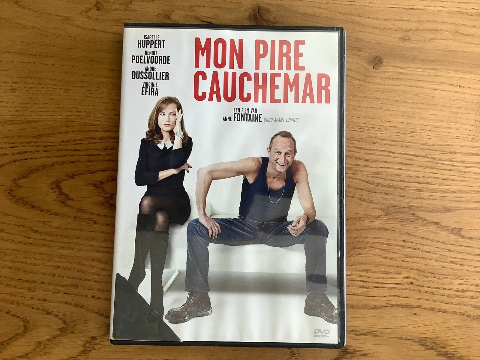11) Mon Pire Cauchemar, Isabelle Huppert, Benoît Poelvoorde., Vanaf 12 jaar, Ophalen of Verzenden, Gebruikt