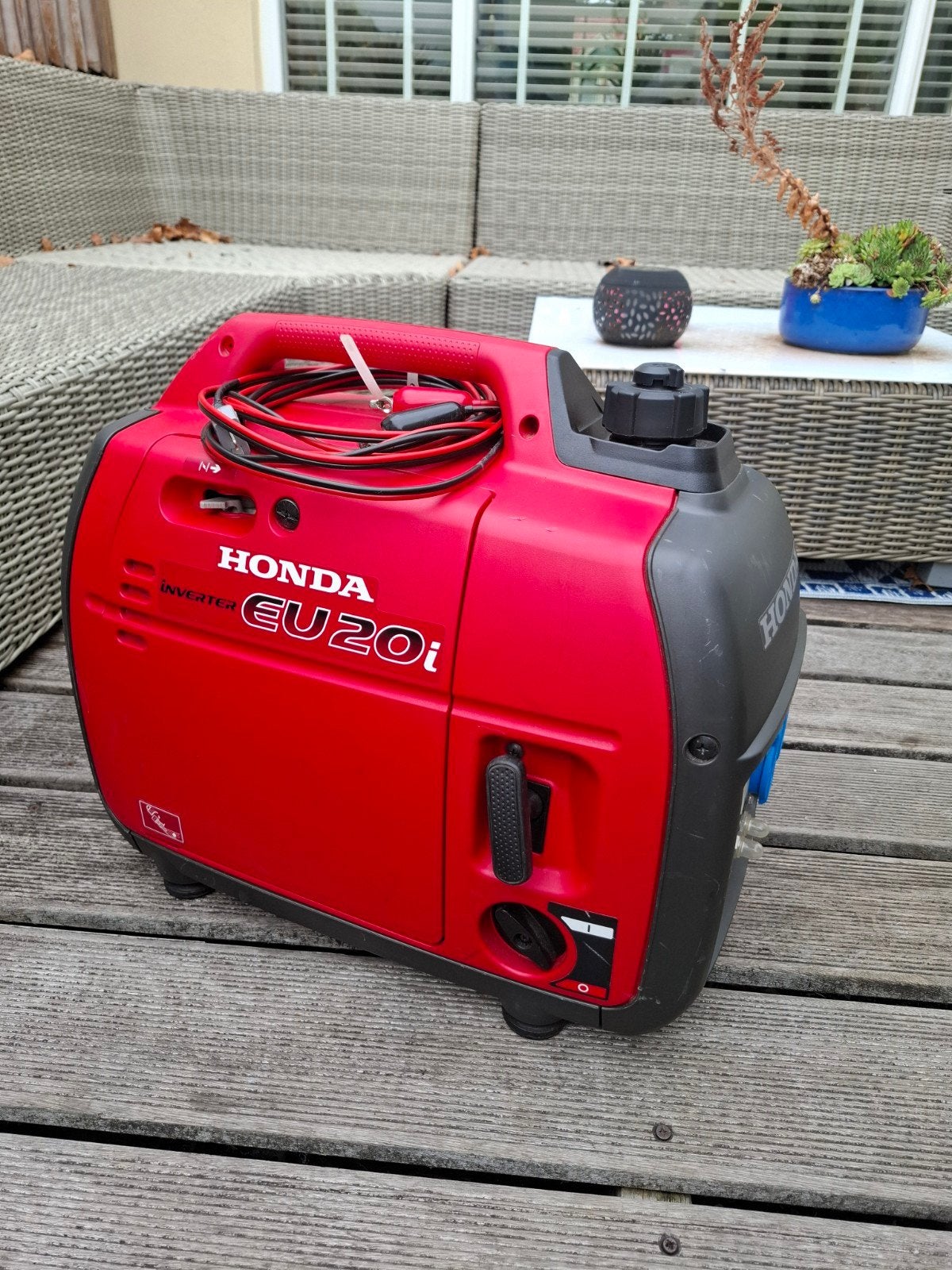 Honda EU20i Inverter Aggregaat - Zo goed als nieuw, Doe-het-zelf en Verbouw, Aggregaten, Ophalen, Benzine, Zo goed als nieuw, Geluidgedempt