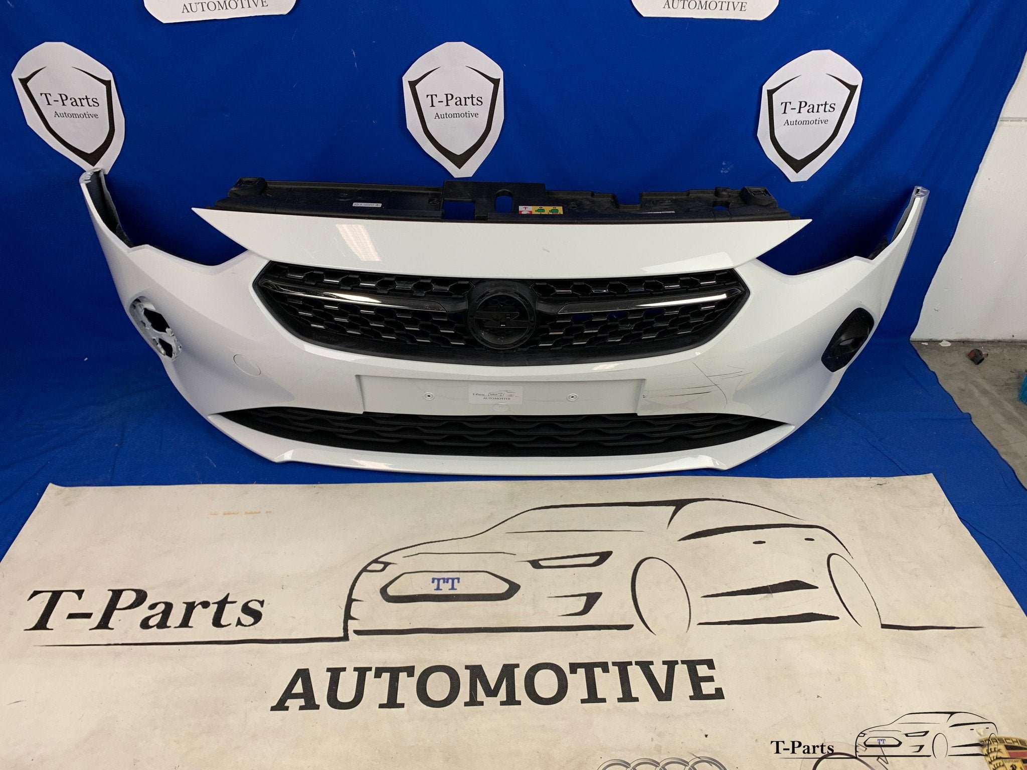 Opel corsa F elektrisch voorbumper bumper grille rooster gri, Info@fabrikant.eu, Opel, Ophalen of Verzenden, Bumper