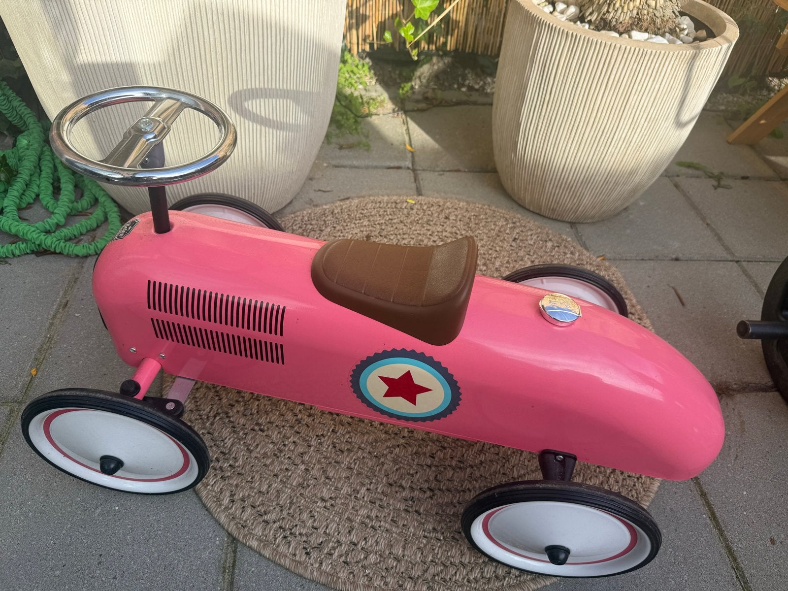 Retro Roze Loopauto - Vintage Stijl voor Kinderen, Ophalen, Gebruikt