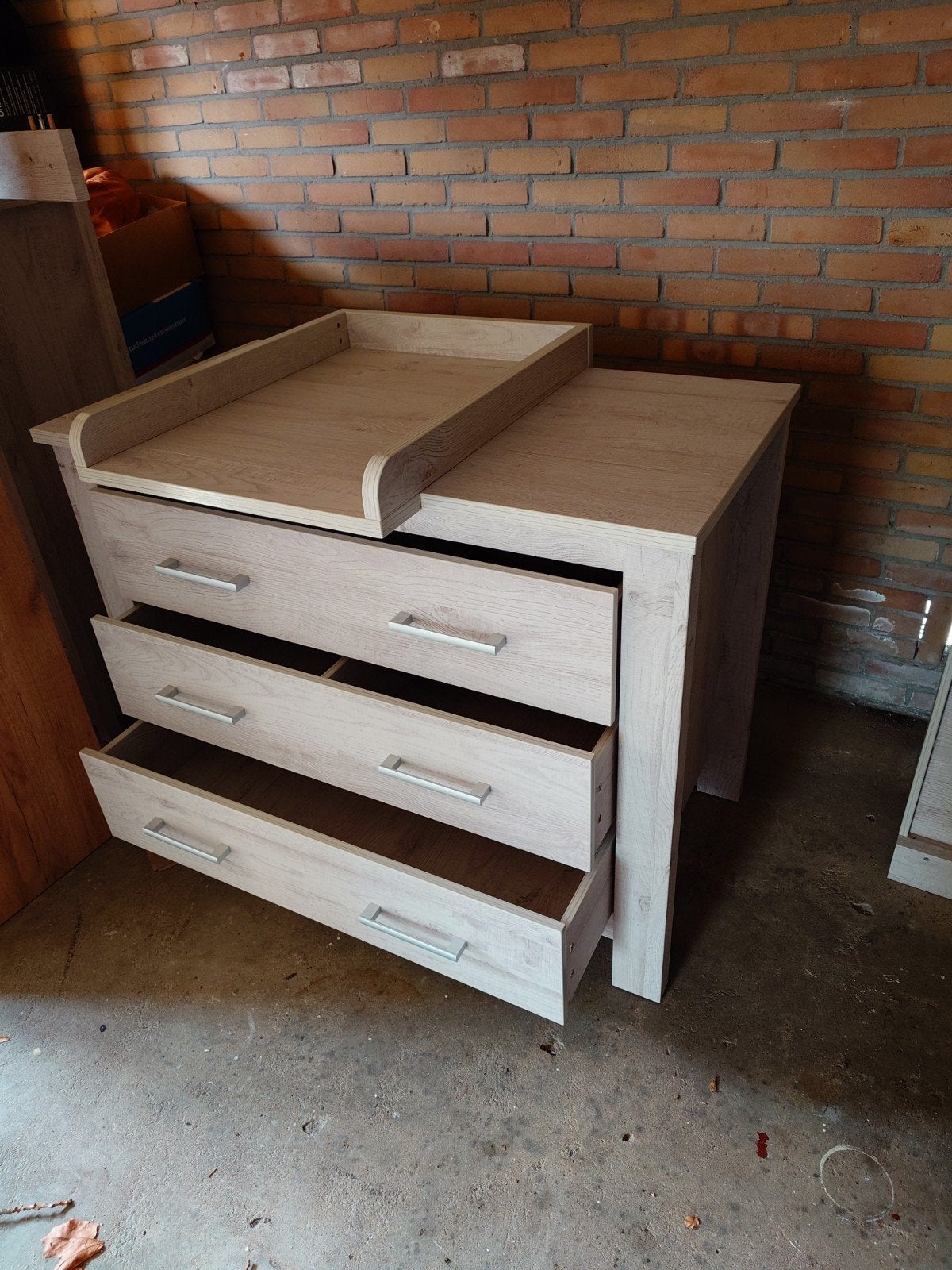 Interbaby tweeling babykamer: Commode, kast en ledikant, Kinderen en Baby's, Ophalen, Gebruikt