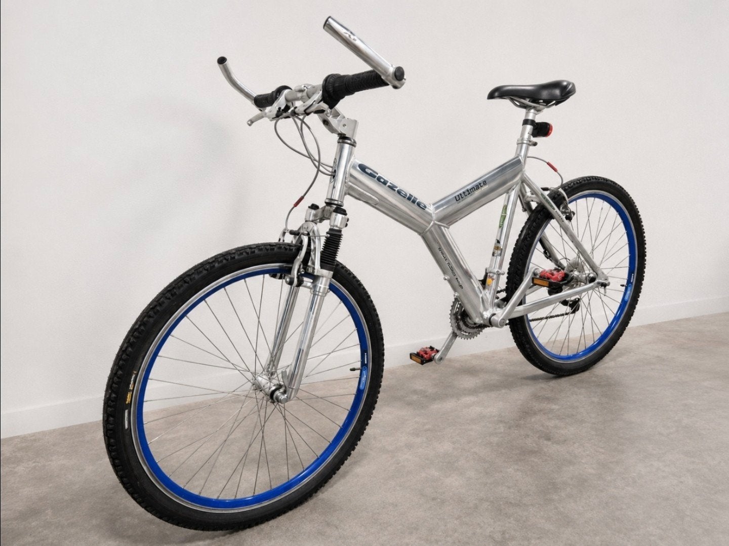 Gazelle Ultimate Aluminium Oversized Y-frame chrome 21 speed, Ophalen, 49 tot 53 cm, Zo goed als nieuw, Gazelle