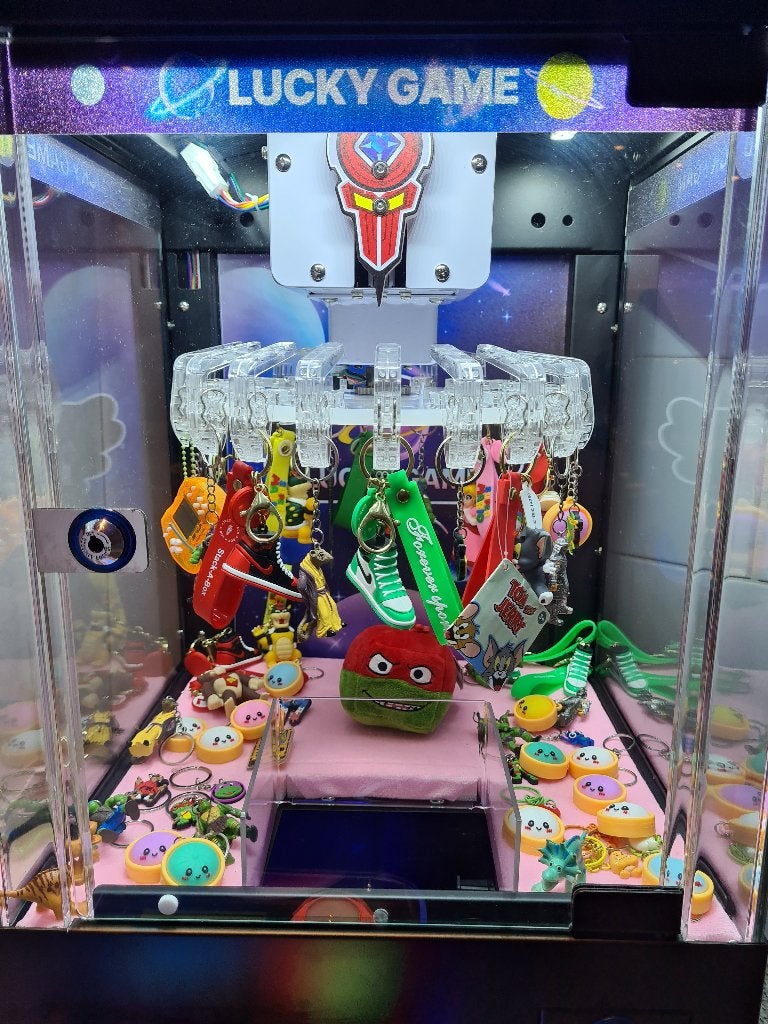 Gok Automaat Kermis Pin Claw Grijp Machine Bartop, Euro, Ophalen, Zo goed als nieuw, Met sleutels