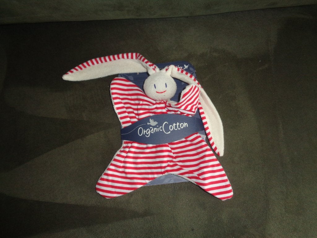 Nieuw! Keptin Jr. knuffeldoek pop rood/wit gestreept, Kinderen en Baby's, Speelgoed | Knuffels en Pluche, Ophalen of Verzenden