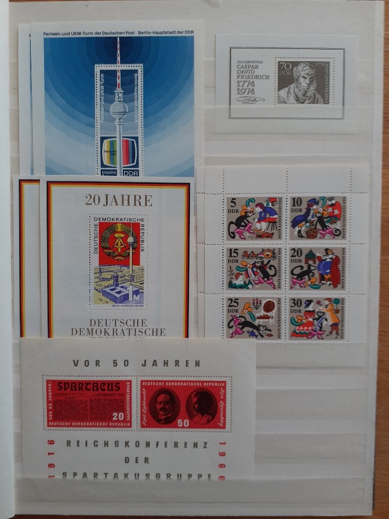 DDR Album Kleinbogen en B;okken Postfris, Postzegels en Munten, Ophalen of Verzenden, Buitenland