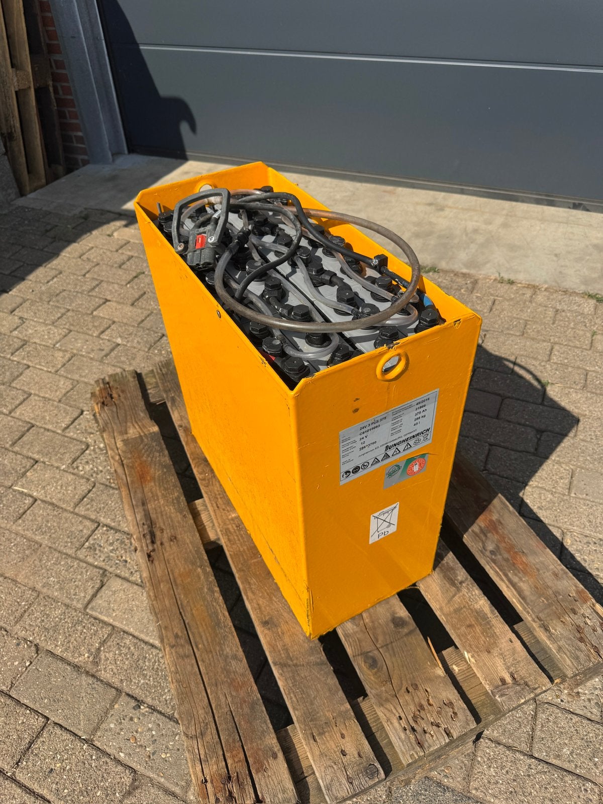 Tractie accu 24V 375Ah stapelaar palletwagen, Ophalen, Gebruikt, Toyota